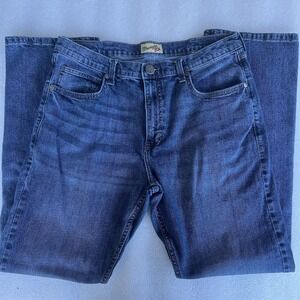 Wrangler Men's Denim Jeans 36x34 Workwear